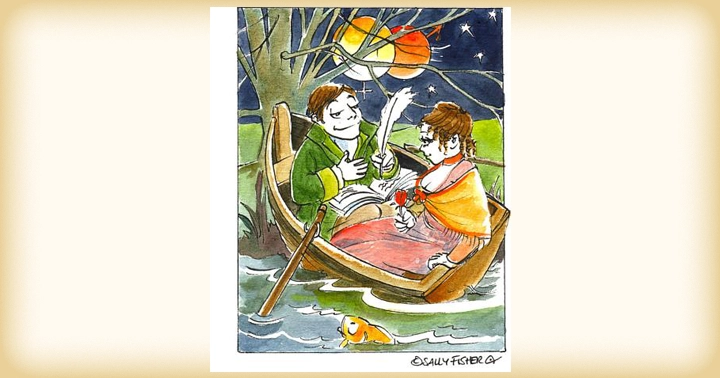 詩人だなんて……ロマンチック！