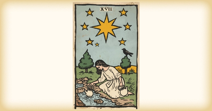 「星」のカードの一例